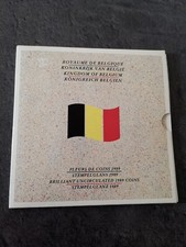 COFFRET BELGIQUE FRANCS FRANK 1989 UNC FDC BU SET BELGIUM COINS