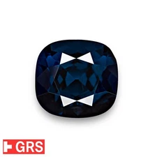 GRS & IGI Certified CEYLON Spinel 3.06 Ct. Natural Untreated TWILIGHT BLUE Rare