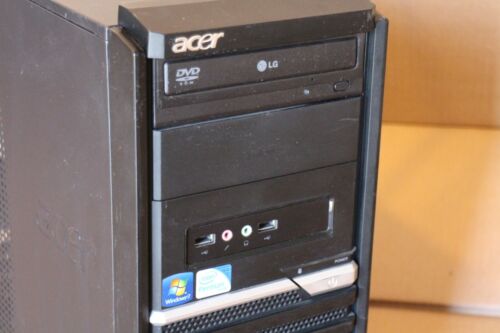 ACER VERITON M288 STEEL PC GAMING CASE VINTAGE FULL METAL STEEL RETRO GOOD CONDITION - Picture 3 of 12