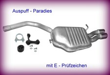 Endschalldämpfer für Audi A4 2.0 TDi Typ B7 Limo 8EC & Avant 8ED 89 - 103KW +Kit