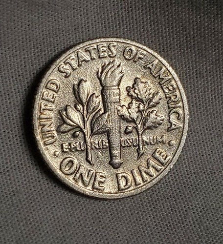1970 Roosevelt Dime Reverse of 1968 Proof Reverse FS-901 - Picture 7 of 12