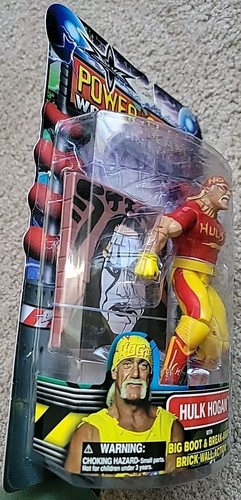 Hulk Hogan WCW Power Slam Wrestlers Action Figure 2000 Toybiz AEW NEW Wrestling - 第 2/6 張圖片