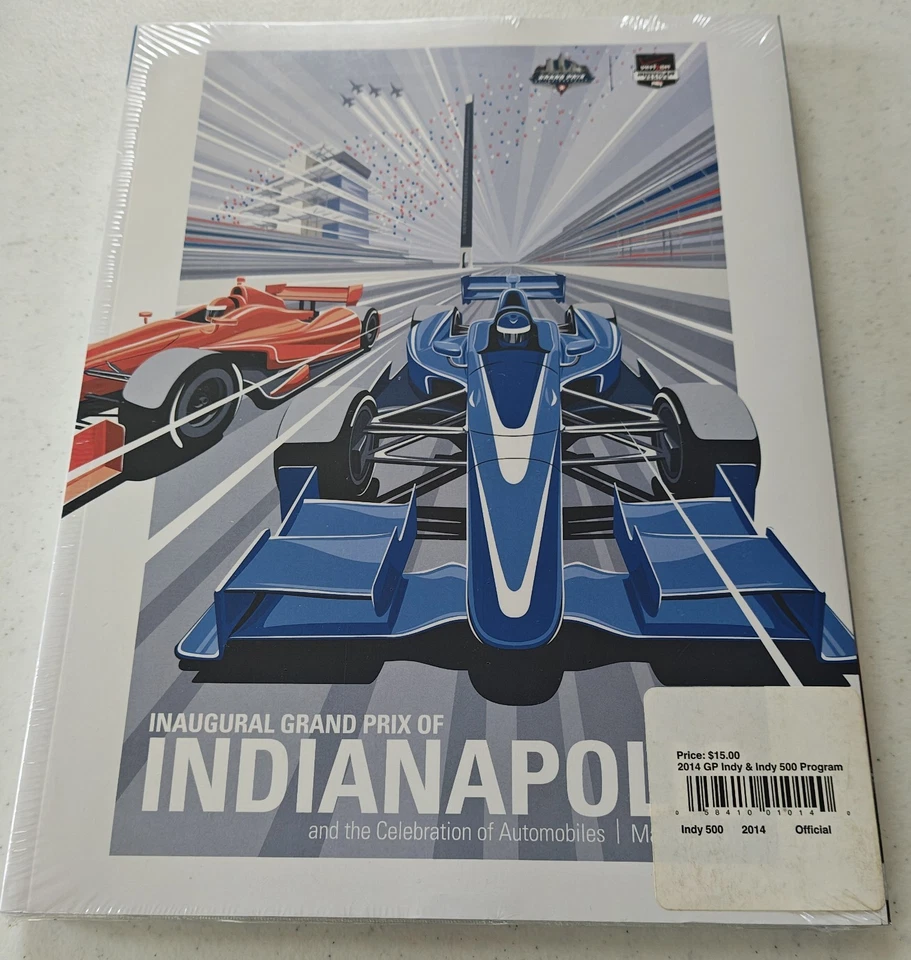TWO PROGRAMS-INAUGURAL GRAND PRIX OF INDIANAPOLIS & INDY 500-2014  NIP - Image 2 of 4