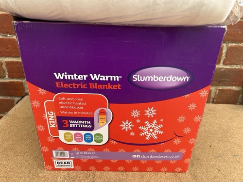 Slumberdown Winter Warm Electric Blanket 3 Heat Settings King Size - Picture 2 of 5