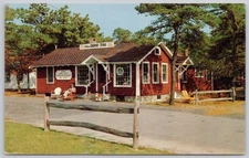 Cape Cod Massachusetts Vintage Postcard Eastham Country Store & Cottages