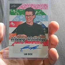 Leaf Pop Century Happy Holidays Ian Bick Autograph Card 2025 BA-IB1