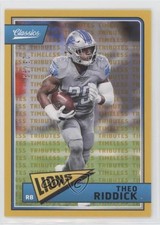 2018 Panini Classics Timeless Tributes Gold /99 Theo Riddick #35 07rd