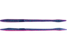 Big Bite Baits Finesse Worm 6" Junebug Bubble Gum
