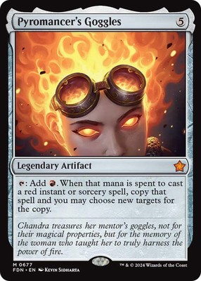 Pyromancer's Goggles [Foundations] Near Mint