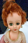 VINTAGE  ADANTA 1958  DOLL "A" SLEEPY EYES 14'' DRESS EARRINGS — photo 7