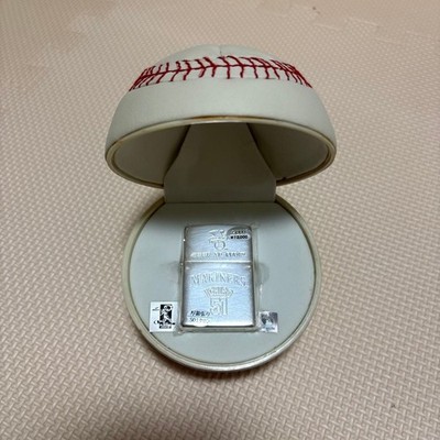 Zippo Mariners Ichiro 2001 MVP Commemorative Oil Lighter Major League Baseball