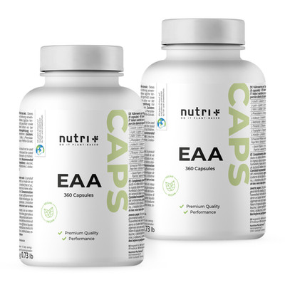 EAAs Kapseln hochdosiert + vegan - 720 EAA Caps Aminosäuren - keine Tabletten