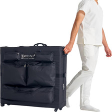 Luggage Style Wheeled Massage Table Carrying Case 27  to 32  Width Folding Massa