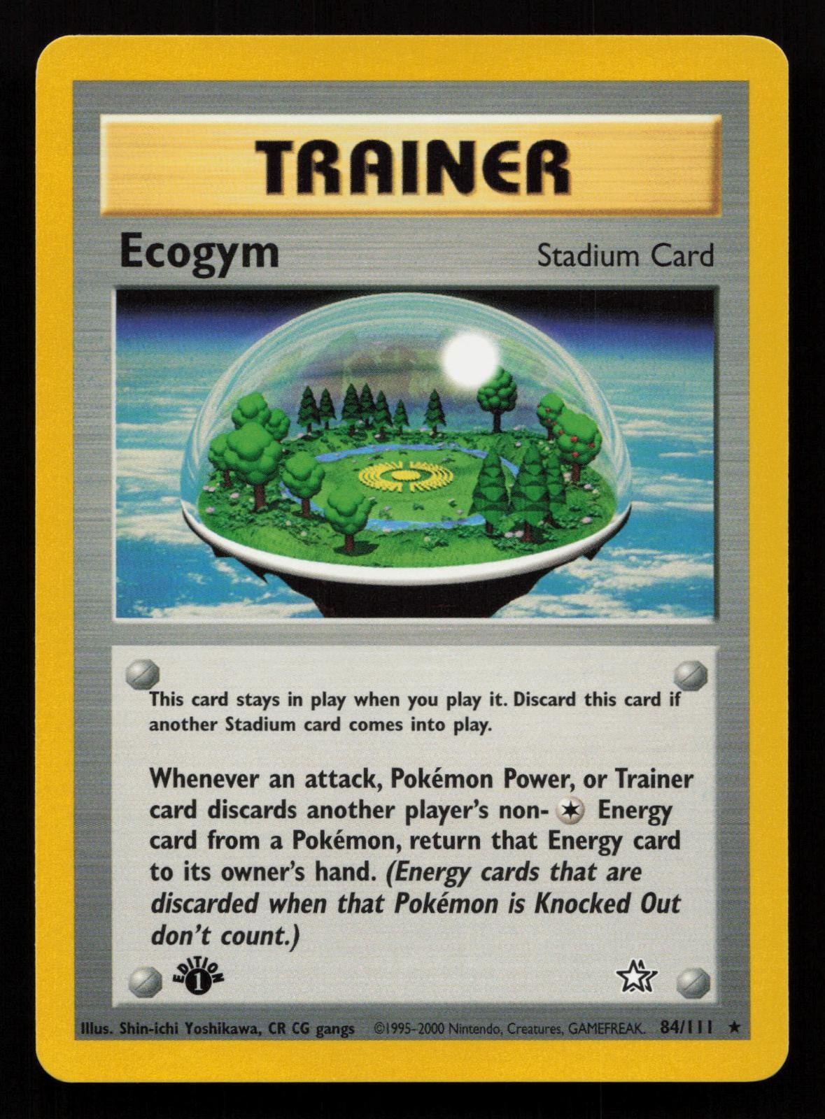 ECOGYM 84/111 RARE NEO GENESIS POKEMON 1ST EDITION NM/M
