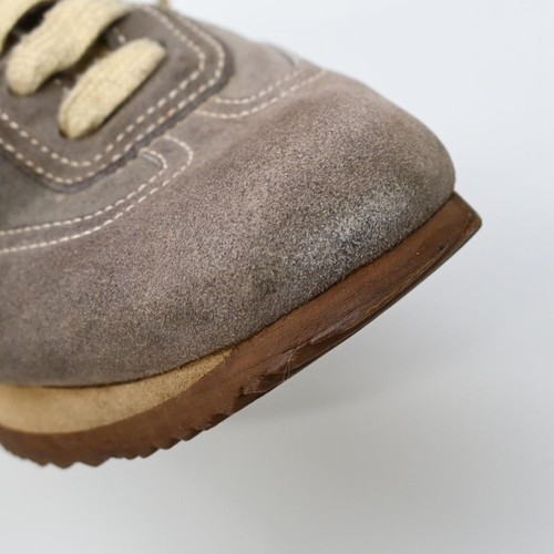 HERMES Women's Low-Cut Sneakers H Logo Greige EU 36 From Japan 119911K Authentic - Picture 21 of 24