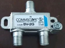 CommScope SV-2G 2-way Digital Cable Coaxial Splitter 5-1002mhz Cable  Satellite 