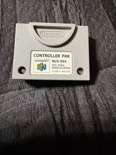 N64 Controller Pak NUS 004 OEM Official Nintendo 64 Memory Card