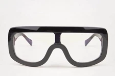 Vintage Retro Style Clear Lens Eye Glasses Black Frame