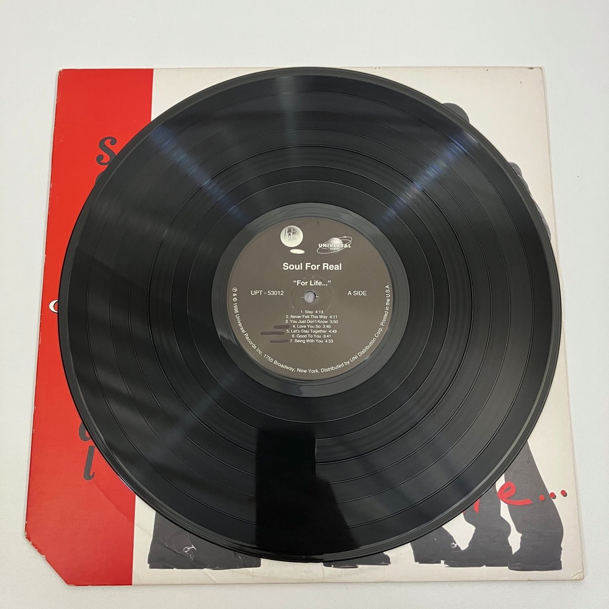 For Life [LP] by Soul for Real (Vinyl, Sep-1996, Uptown