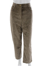 St. John Sport By Marie Gray Womens Dress Pants Gray Cotton Size 8