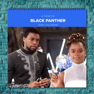 #ad #ad Black Panther 2026 Wall Calendar 12 Month Celebrity Photo Calendar $18.99