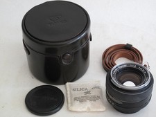 Topcon 5.8cm f:1.8 auto Topcor lens in black with caps/case, US SELLER "LQQK"