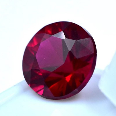 Certified 49.00 Ct+ Natural Burma Red Ruby  Round Cut Stunning Gemstone