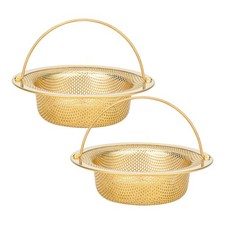 Sink Strainers, 2 Pack 4.5 Inches Stainless Steel Kitchen Mesh Sink Drain Bas...