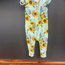 18-24m Posh peanut jumpsuit. Sunflower print
