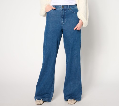 Me by Jennie Garth Regular Indigo Relaxed Fit Jeans Medium Wash 10 Neu