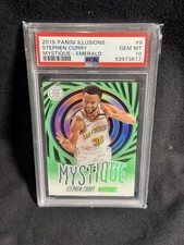 🔥🔥🔥🔥🔥2019-20 Panini Illusions - Mystique Stephen Curry #9 Emerald🔥🔥🔥🔥🔥