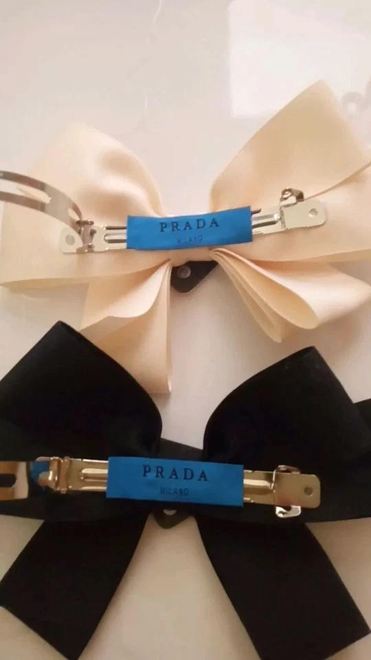 Lazo de cinta accesorios para el cabello vintage Prada Foto 4 de 4