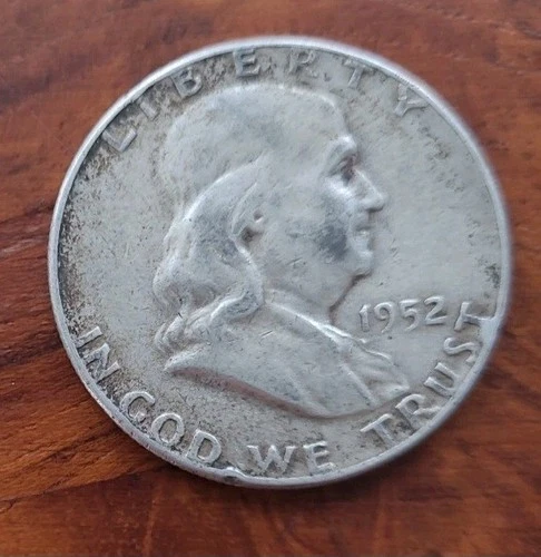 1952  Franklin Silver Half Dollar 50c