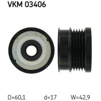 SKF Generatorfreilauf FüR Opel Zafira A F75_ 2.2 16V Astra G Cabriolet F67 F07_