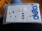 Deta USB Double Socket 5V, 4A Fast Outlets