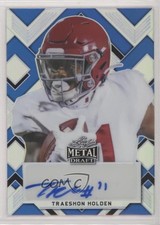 2022 Leaf Metal Draft Portrait Blue Prismatic 27/30 Traeshon Holden Auto rp9
