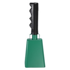 9inch Cow Bells for Football Games, 1pcs Cowbells for Sporting Events, Green