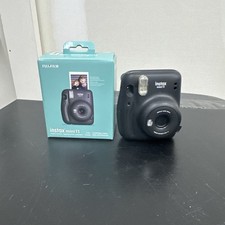 Fujifilm Instax Mini 11 Instant Camera - Charcoal Grey with case