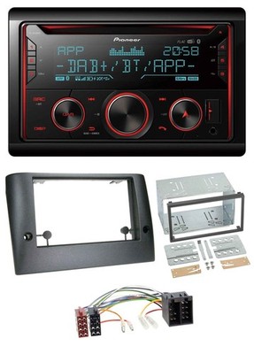Pioneer 2DIN DAB MP3 Bluetooth USB CD Car Stereo for Fiat Stilo (2005 onwards)