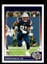 2024 Score Deatrich Wise Jr. New England Patriots #193