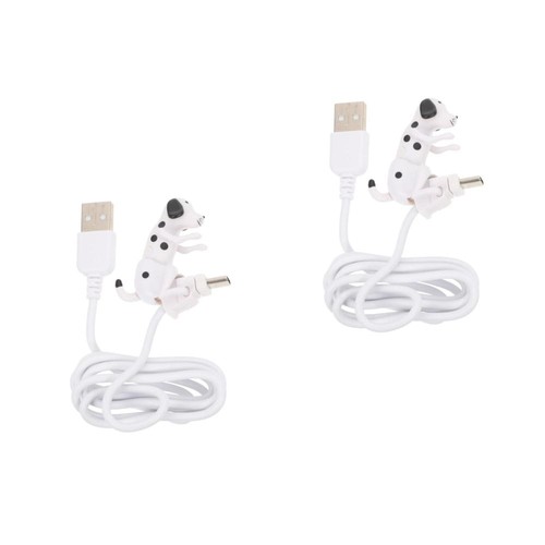 Set of 2 Dog Humpingphone Charger Creative Puppy Charging Cable Chargers Type - 第 1/12 張圖片