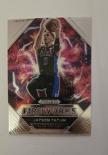 2021-22 Panini Prizm Draft Picks - Fireworks Jayson Tatum #19 Hyper Prizm