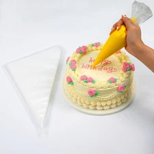 50 Pcs 12 Inch Disposable Piping Bags Anti-Burst Pastry Decorating Bags for