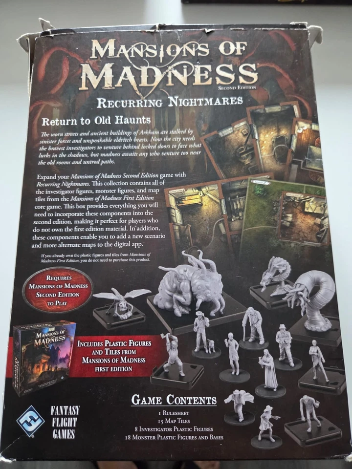 Mansions of Madness 2nd edition - Recurring Nightmares Expansion - Rare  - Image 2 of 2