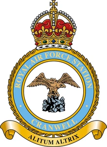 RAF Cranwell badge patch Self Adhesive Vinyl Sticker