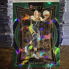 2025 Panini Select Concourse WNBA Paige Bueckers Rookie #25 Green Ice Prizm
