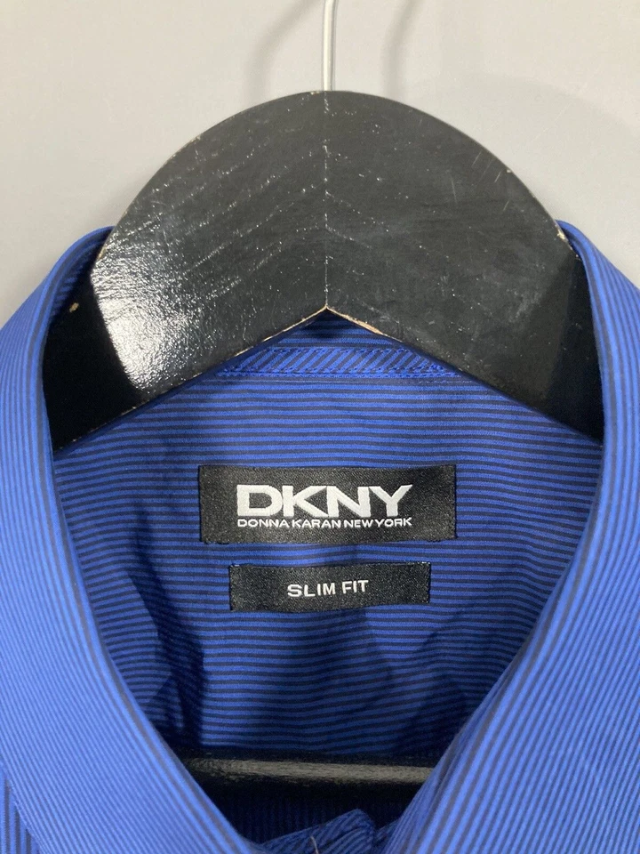 DKNY Shirt - Size 16.5 - Striped - Great Condition - Men’s - Image 2 of 4