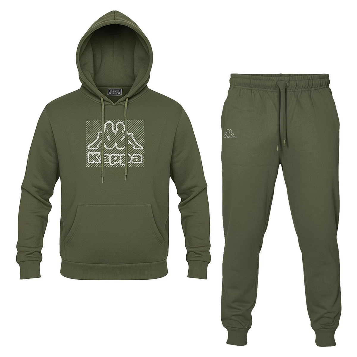 Pigiama tuta Kappa in cotone felpato sportiva 21285 blu