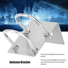 Car Radio Antenna Bracket Stainless Steel U‑Bolt Clamp for Car Radio Antenna