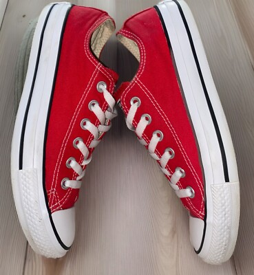 Converse Chuck Taylor All Star OX Red Men's 6 Women's 8 M9696 Cons